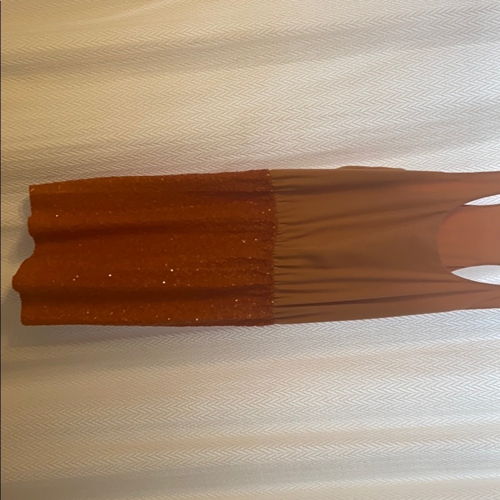 Miss me orange sequin party dress